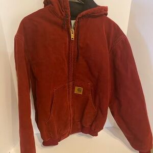 Carhartt Red Hooded Jacket